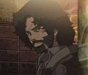 junk dog wandering as nomad in a bar